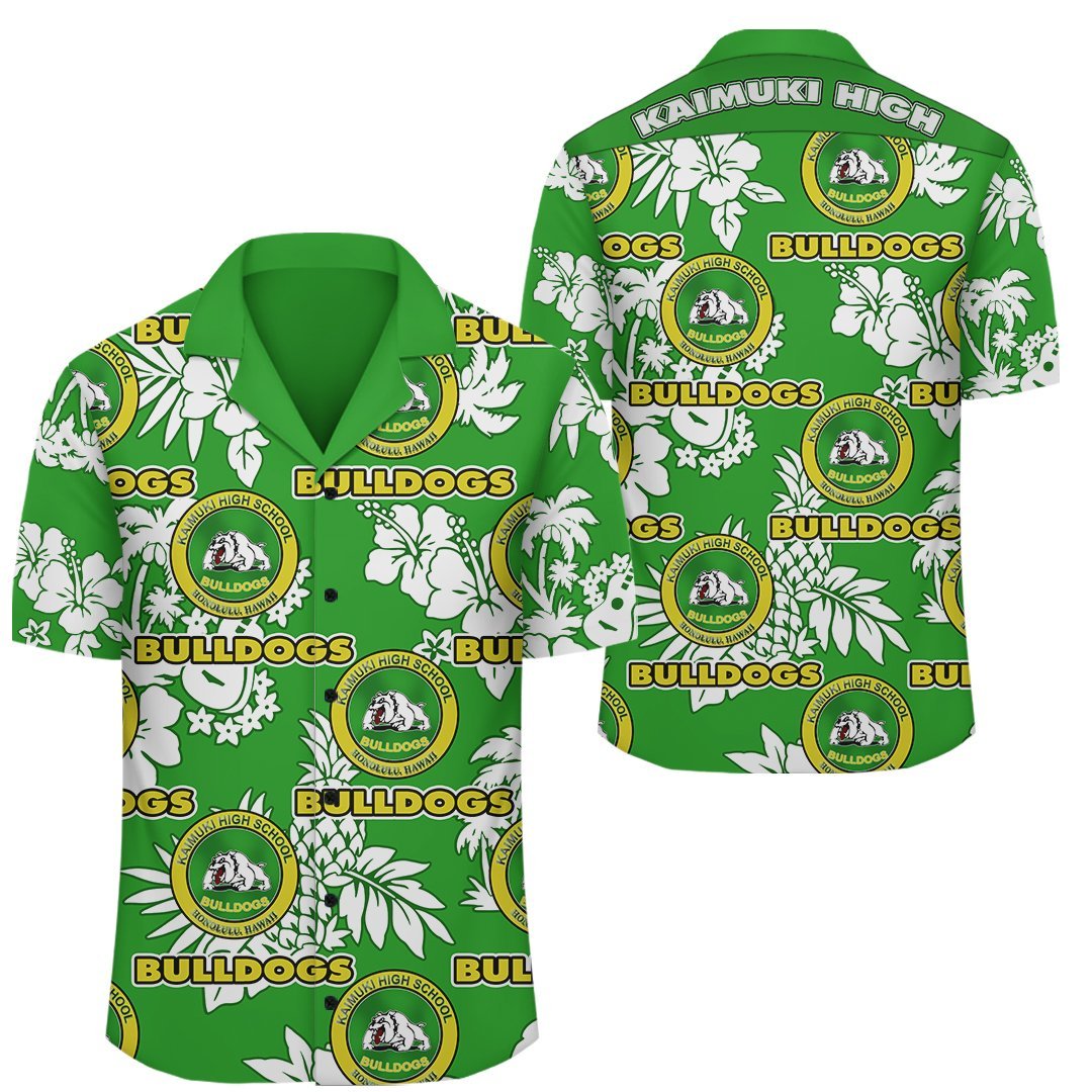 Hawaii Hawaiian Shirt - Kaimuki High Hawaiian Shirt - AH Unisex Green - Polynesian Pride