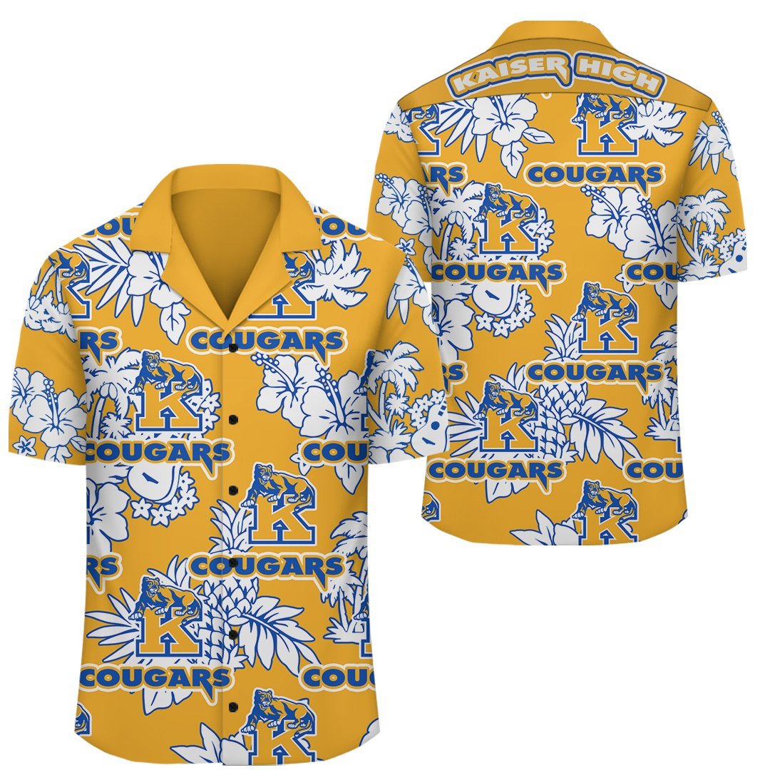 Hawaii Hawaiian Shirt - Kaiser High Hawaiian Shirt - AH Unisex Yellow - Polynesian Pride