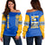 (Personalised) Hawaii - Kaiser High Custom Your Class Women's Off Shoulder Sweatshirt AH Blue - Polynesian Pride