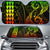 Kakau Polynesia Hawaii Car Sun Shade Auto Sun Shade Universal Fit Reggae - Polynesian Pride