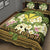 Hawaii Kanaka Maoli Quilt Bed Set - Polynesian Gold Patterns Collection