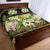 Hawaii Kanaka Maoli Quilt Bed Set - Polynesian Gold Patterns Collection