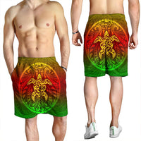 Kanaka Maoli Turtle Polynesian Men's Shorts - AH - Polynesian Pride