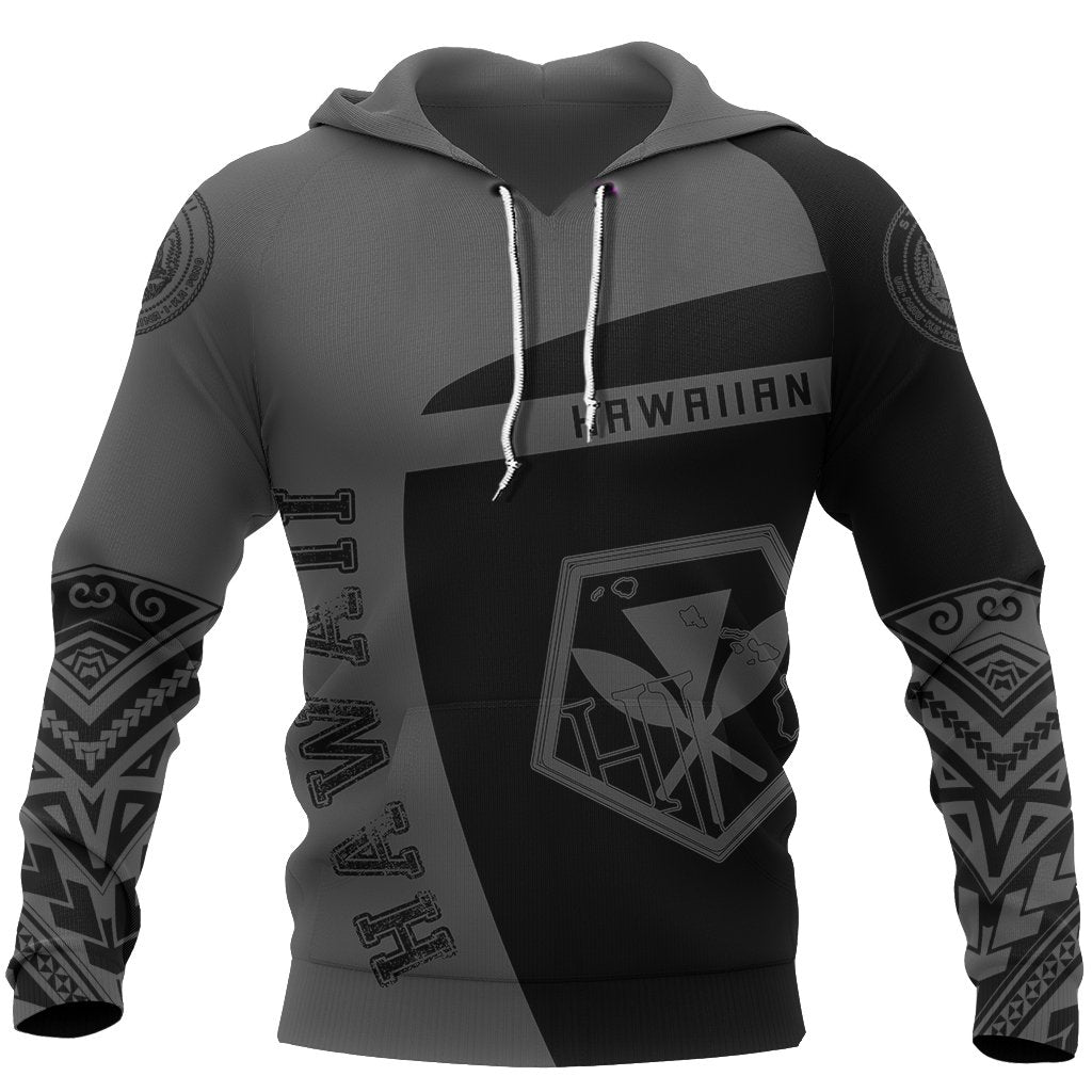 Kanaka Polynesian Sport Hoodie Premium Sport Unisex White - Polynesian Pride