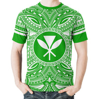 Kanaka Maoli All T Shirt Kanaka Maoli Coat Of Arms Polynesian Flag Color - Polynesian Pride
