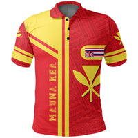 Kanaka Polynesian Mauna Kea Polo Shirt Morale Style - Polynesian Pride