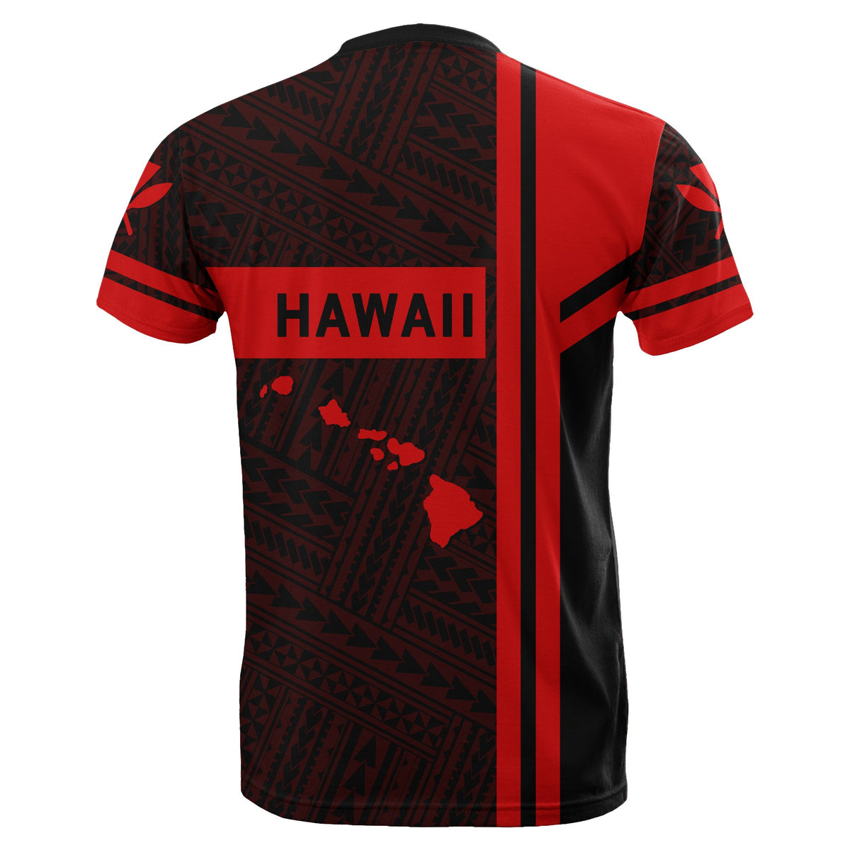 Kanaka Polynesian T Shirt Red Morale Style - Polynesian Pride