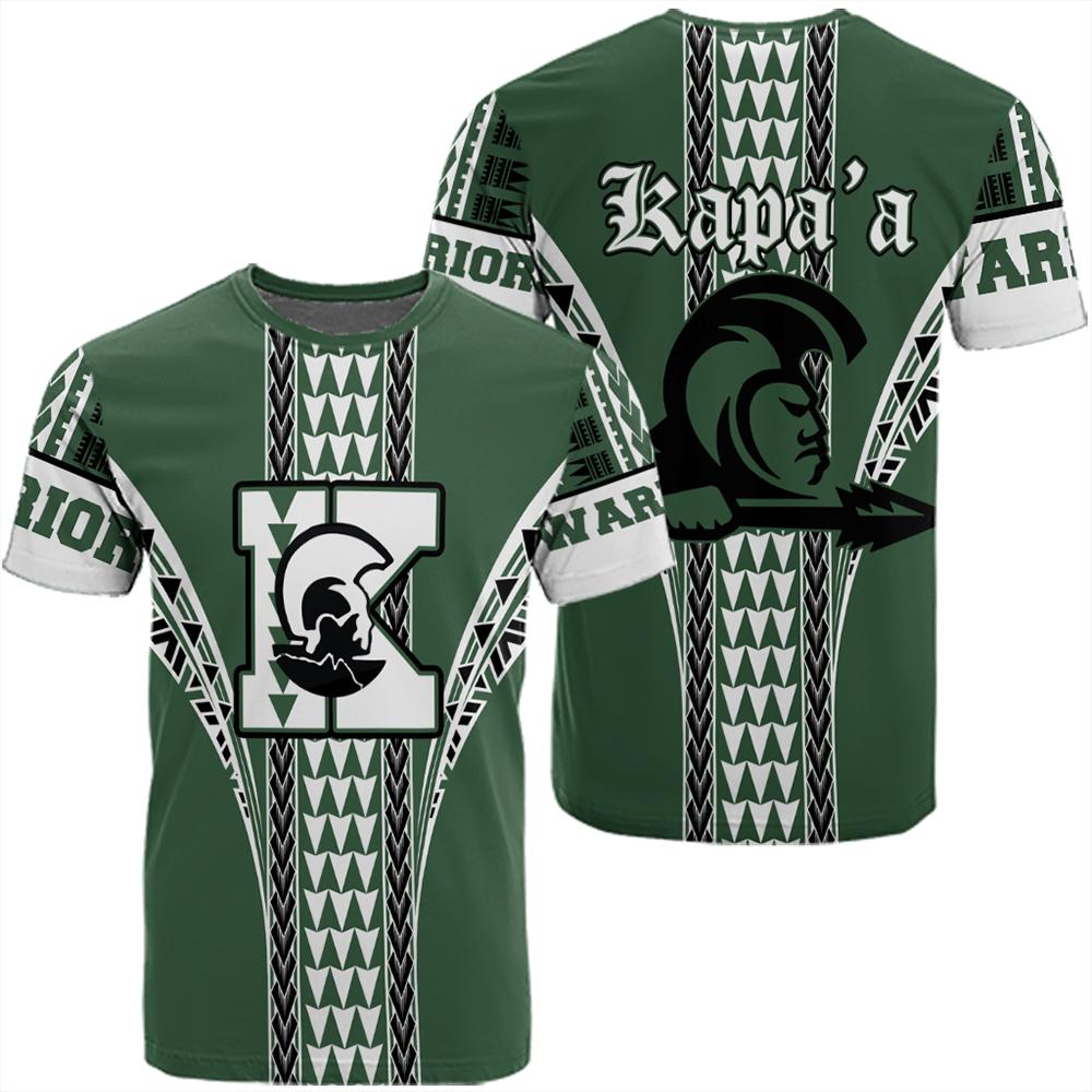 Hawaii Kapaa High T Shirt Unisex Green - Polynesian Pride