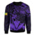 Hawaiian King Kanaka Map Polynesian Kauai Sweatshirt - Purple - Hala Style - AH - Polynesian Pride