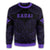 Hawaiian Kanaka Map Polynesian Kauai Sweatshirt - Purple - Brad Style - AH - Polynesian Pride