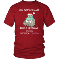 Samoa T Shirt Im A Tattooed Santa Unisex Art - Polynesian Pride