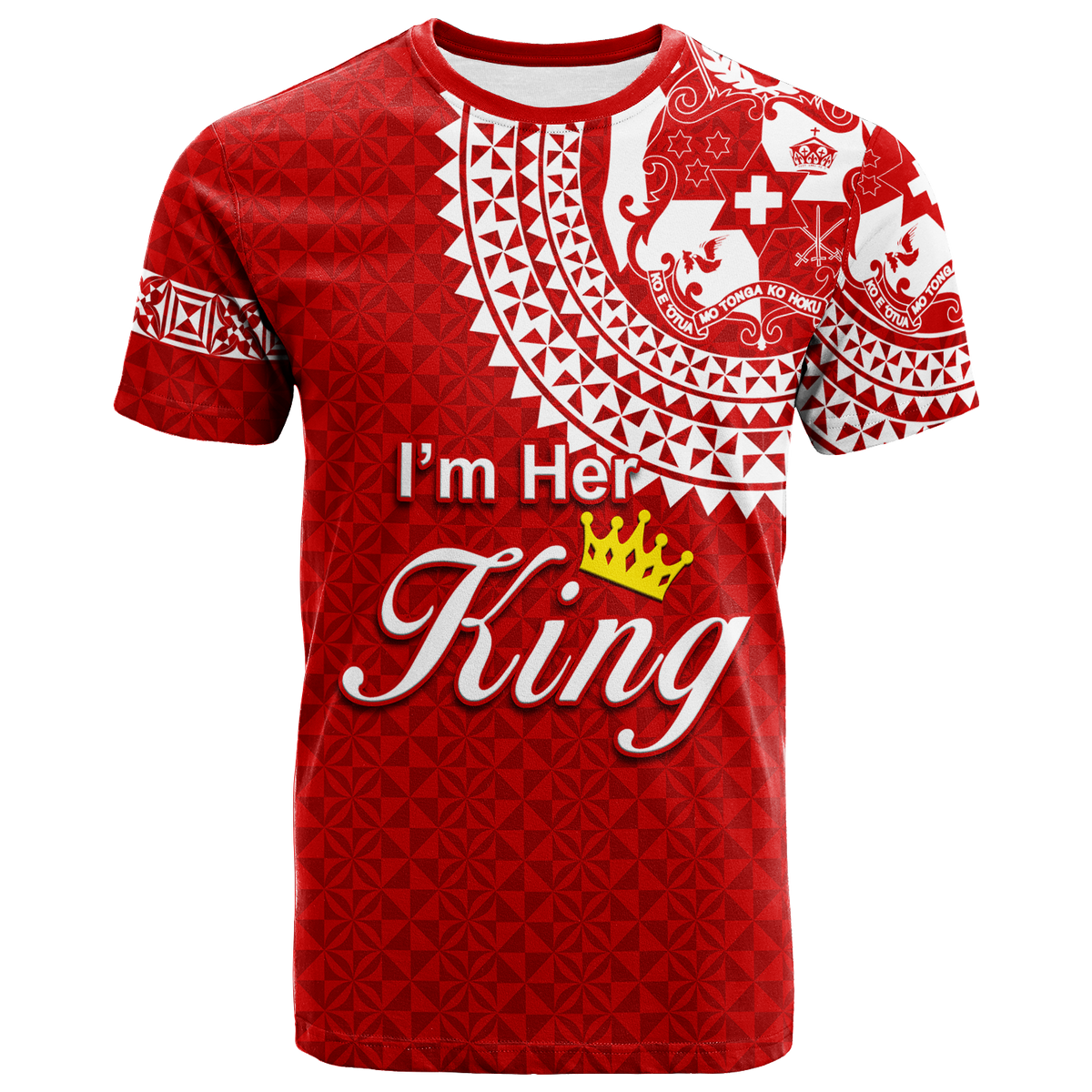 Custom Valentine Day Tonga Couple Love T Shirt Tongan Turtle LT12 No Women - Polynesian Pride