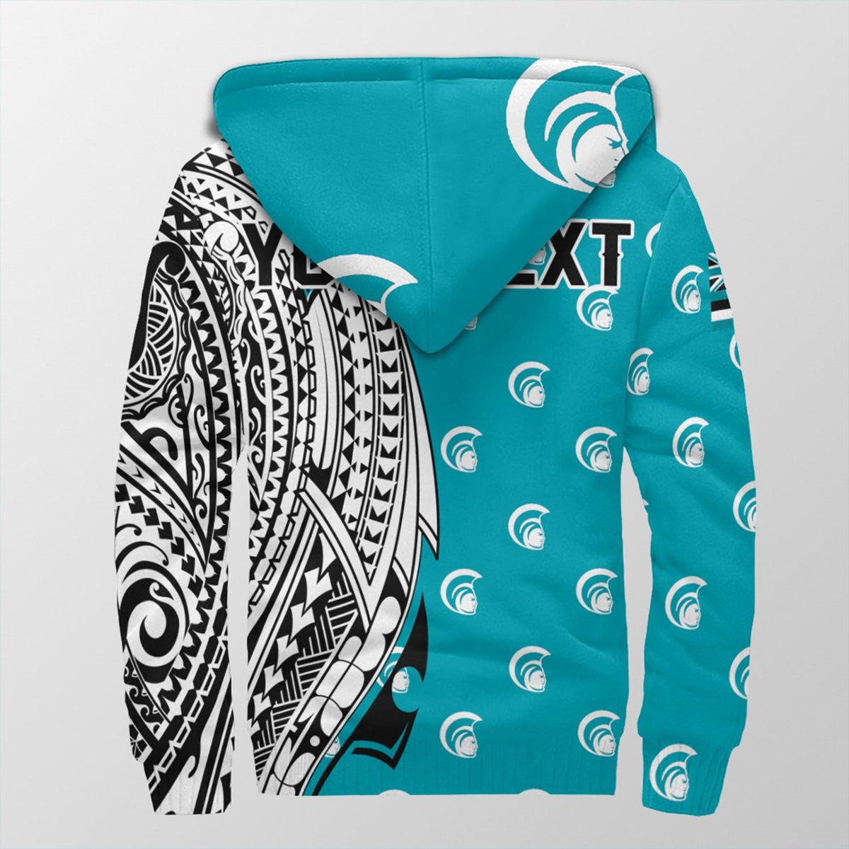 (Personalised) Hawaii - King Kekaulike High Tribal Kakau Sherpa Hoodie AH - Polynesian Pride