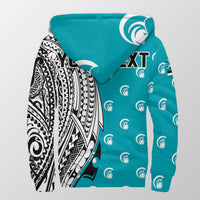 (Personalised) Hawaii - King Kekaulike High Tribal Kakau Sherpa Hoodie AH - Polynesian Pride