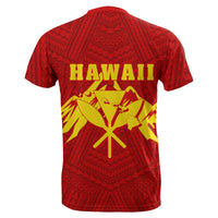 King Kanaka Kauka T Shirt Red - Polynesian Pride