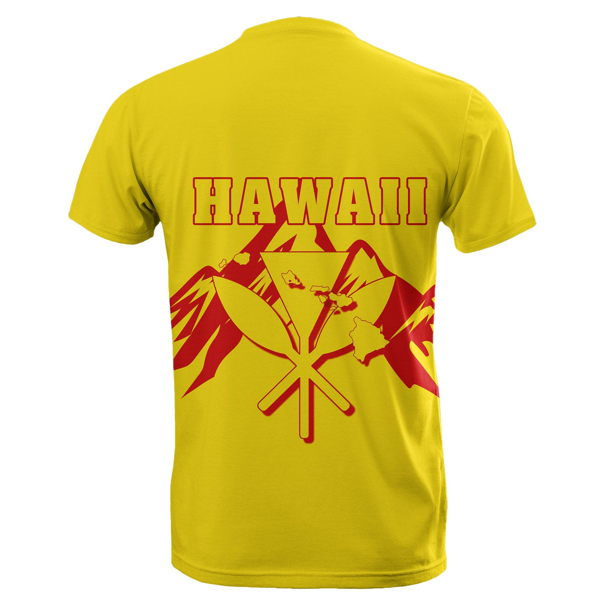 King Kanaka Kauka T Shirt Yellow - Polynesian Pride