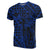 Hawaii T Shirt King Kakau Kanaka Blue - Polynesian Pride