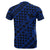 Hawaii T Shirt King Kakau Kanaka Blue - Polynesian Pride