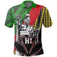 Hawaii Kanaka Maoli Cover Kakau Polynesian King Polo Shirt - Polynesian Pride