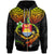 Kiribati Custom Zip up Hoodie Lizard Good Chest Unisex Reggae - Polynesian Pride