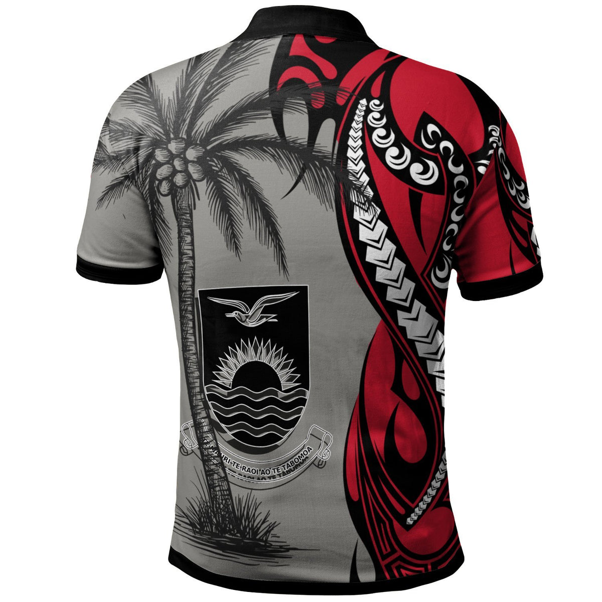 Kiribati Polo Shirt Classical Coconut Tree - Polynesian Pride