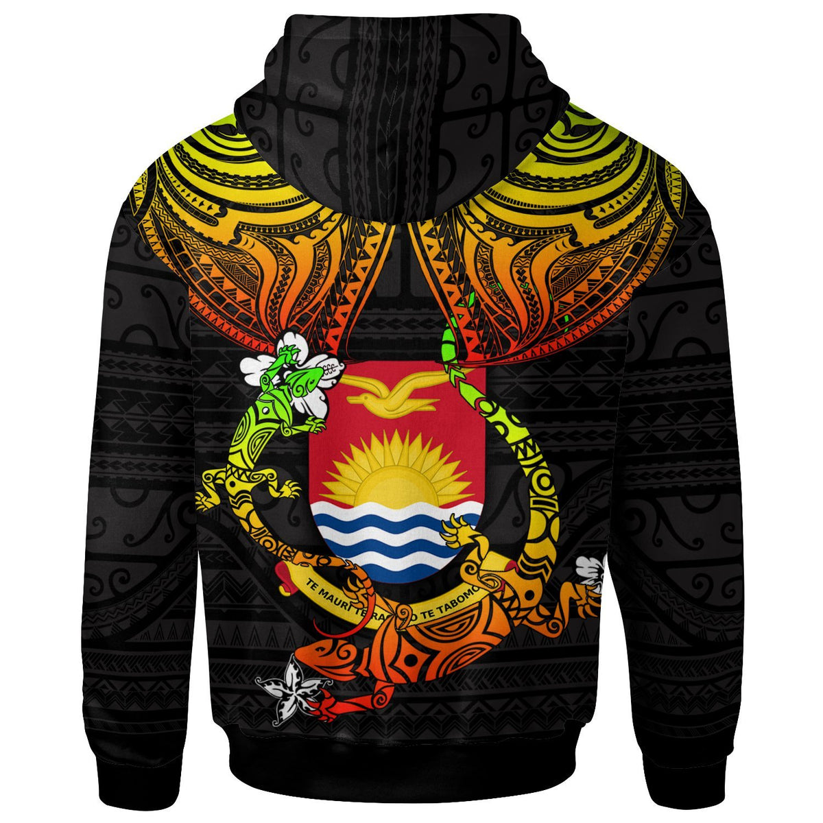 Kiribati Hoodie Lizard Good Chest - Polynesian Pride