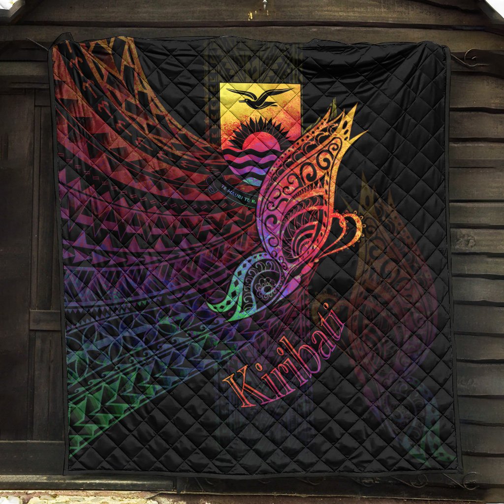 Kiribati Premium Quilt - Butterfly Polynesian Style - Polynesian Pride