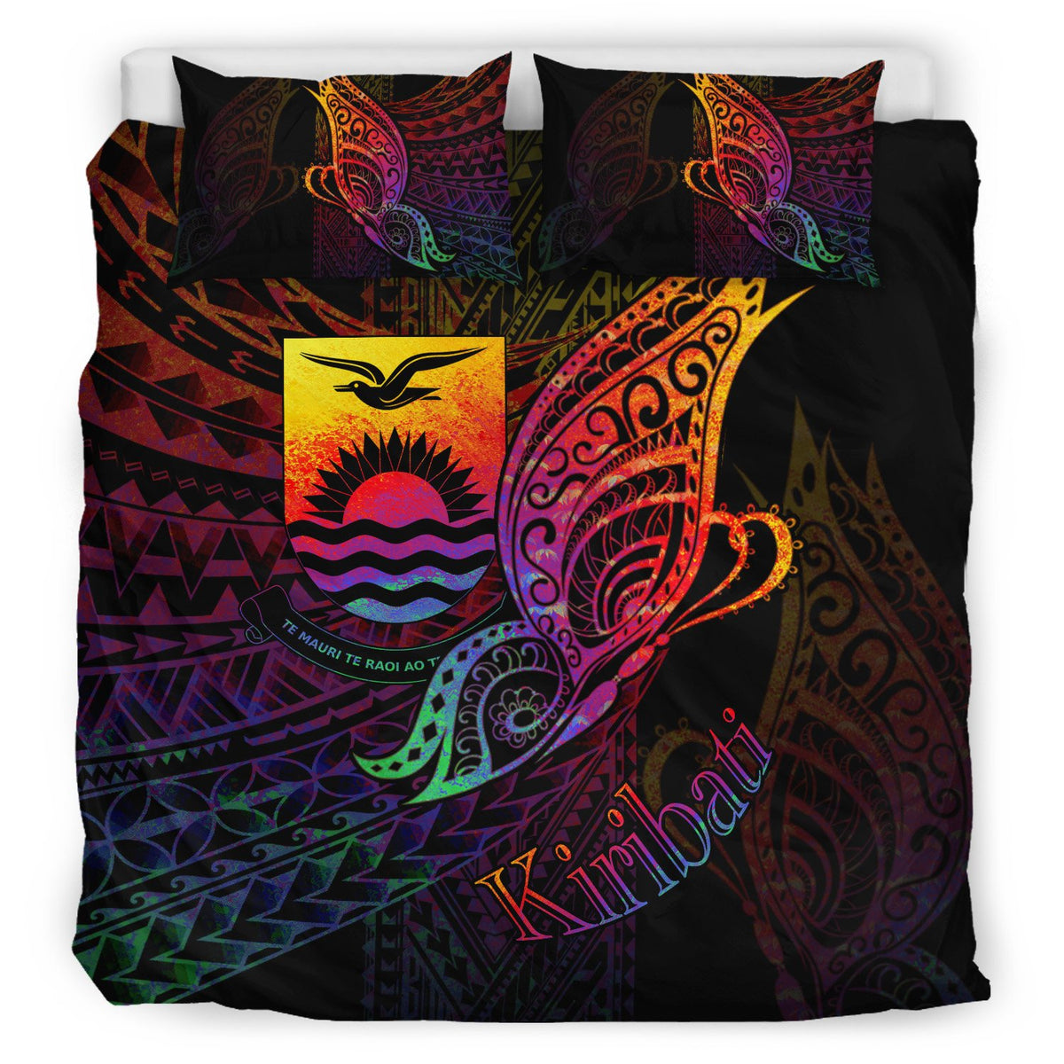 Kiribati Bedding Set - Butterfly Polynesian Style - Polynesian Pride
