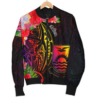Kiribati Men's Bomber Jacket - Tropical Hippie Style - Polynesian Pride