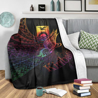 Kiribati Premium Blanket - Butterfly Polynesian Style - Polynesian Pride