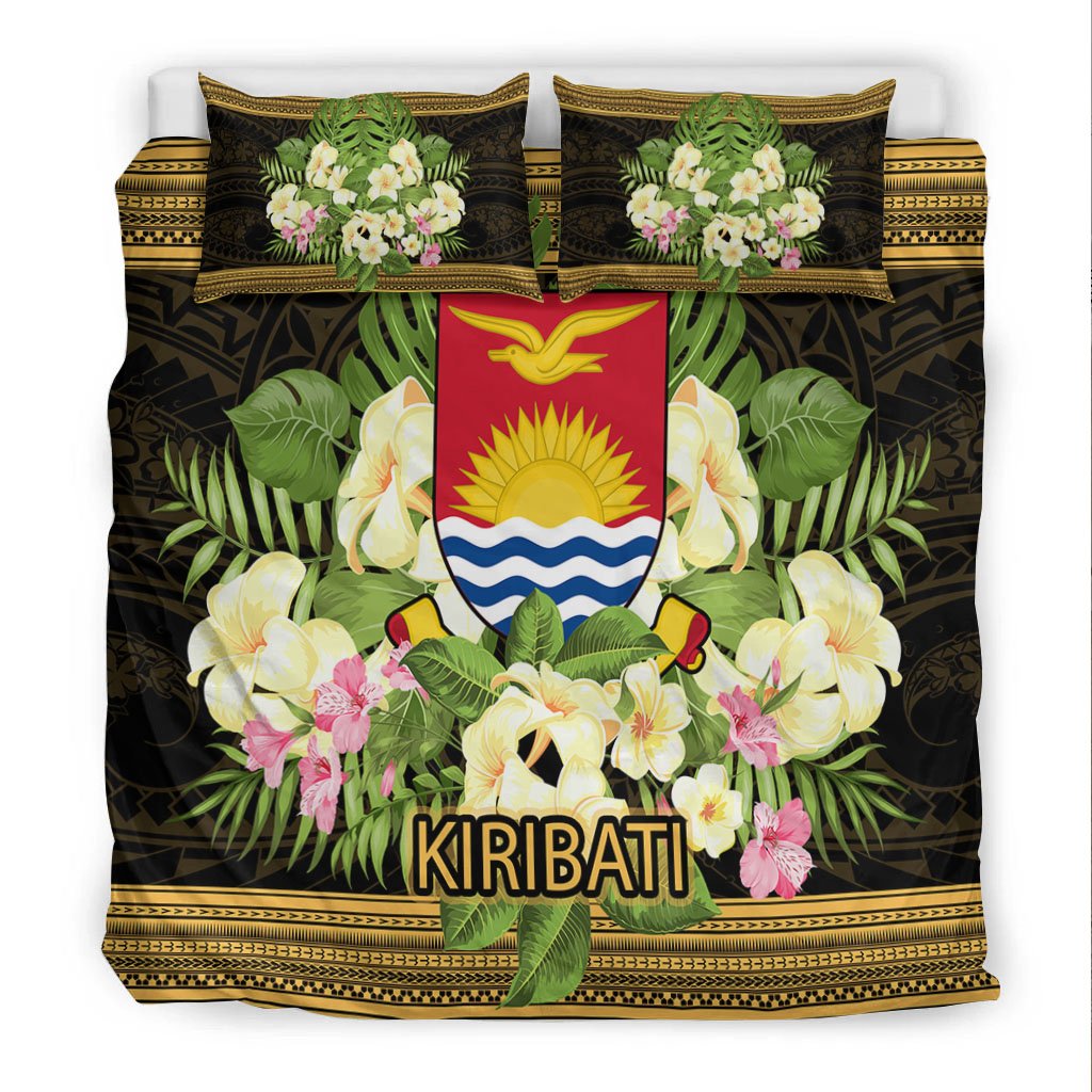 Kiribati Bedding Set - Polynesian Gold Patterns Collection - Polynesian Pride