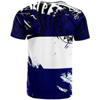 Pohnpei T Shirts Kitti Flag Color Paint Style - Polynesian Pride