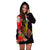 Kosrae State Hoodie Dress - Tropical Hippie Style - Polynesian Pride