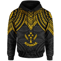 Kosrae Hoodie Micronesian Pattern Armor Style - Polynesian Pride