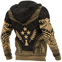 Kosrae Polynesian Chief Hoodie Gold Version - Polynesian Pride