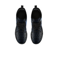 Celtic Personalized Leather Boots - Celtic Raven - Polynesian Pride