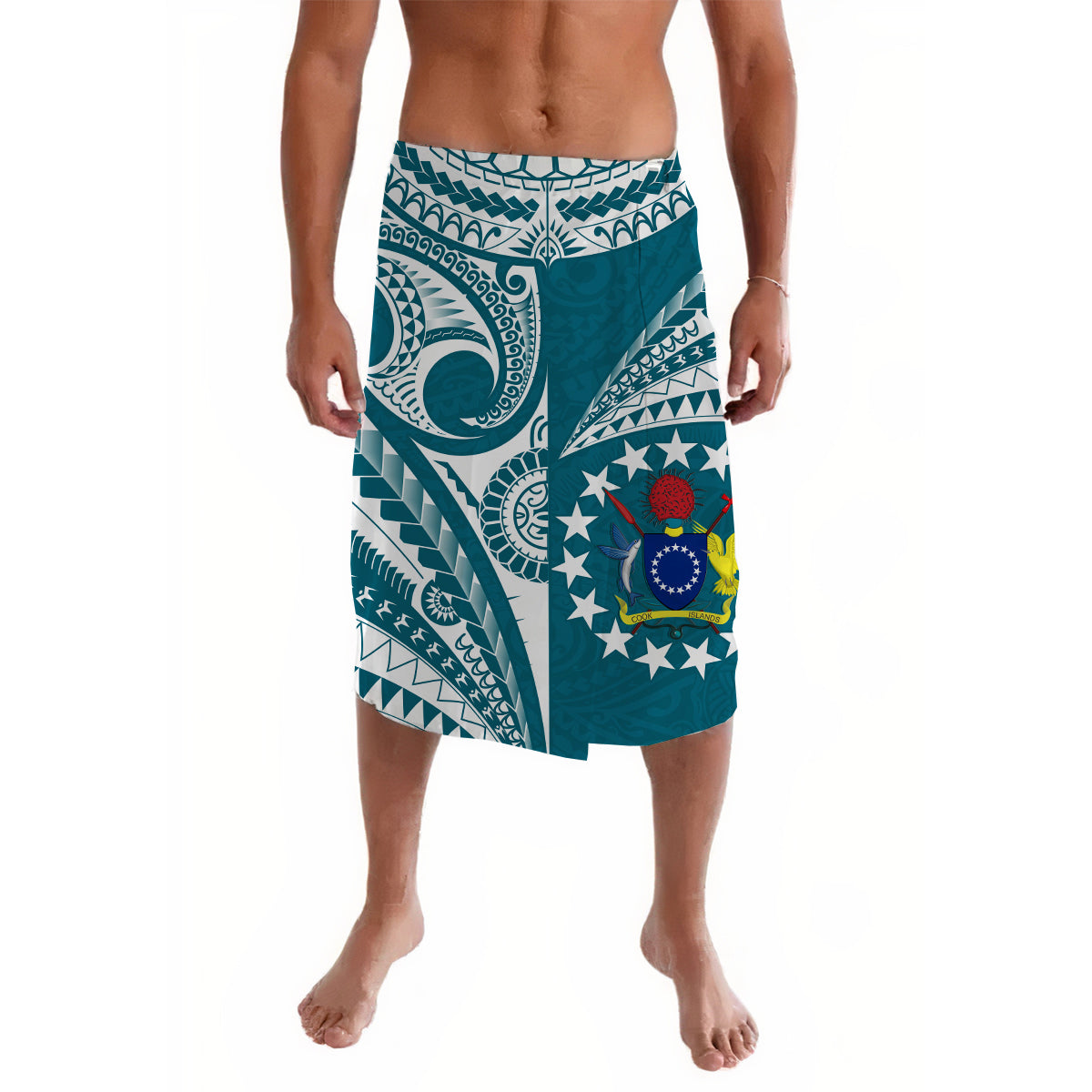 Cook Islands Tatau Lavalava Symbolize Passion Stars Version Blue LT13 Blue - Polynesian Pride