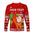 (Custom Personalised) Mele Kalikimaka Long Sleeve Shirt Santa Claus Hawaii Christmas LT13 - Polynesian Pride