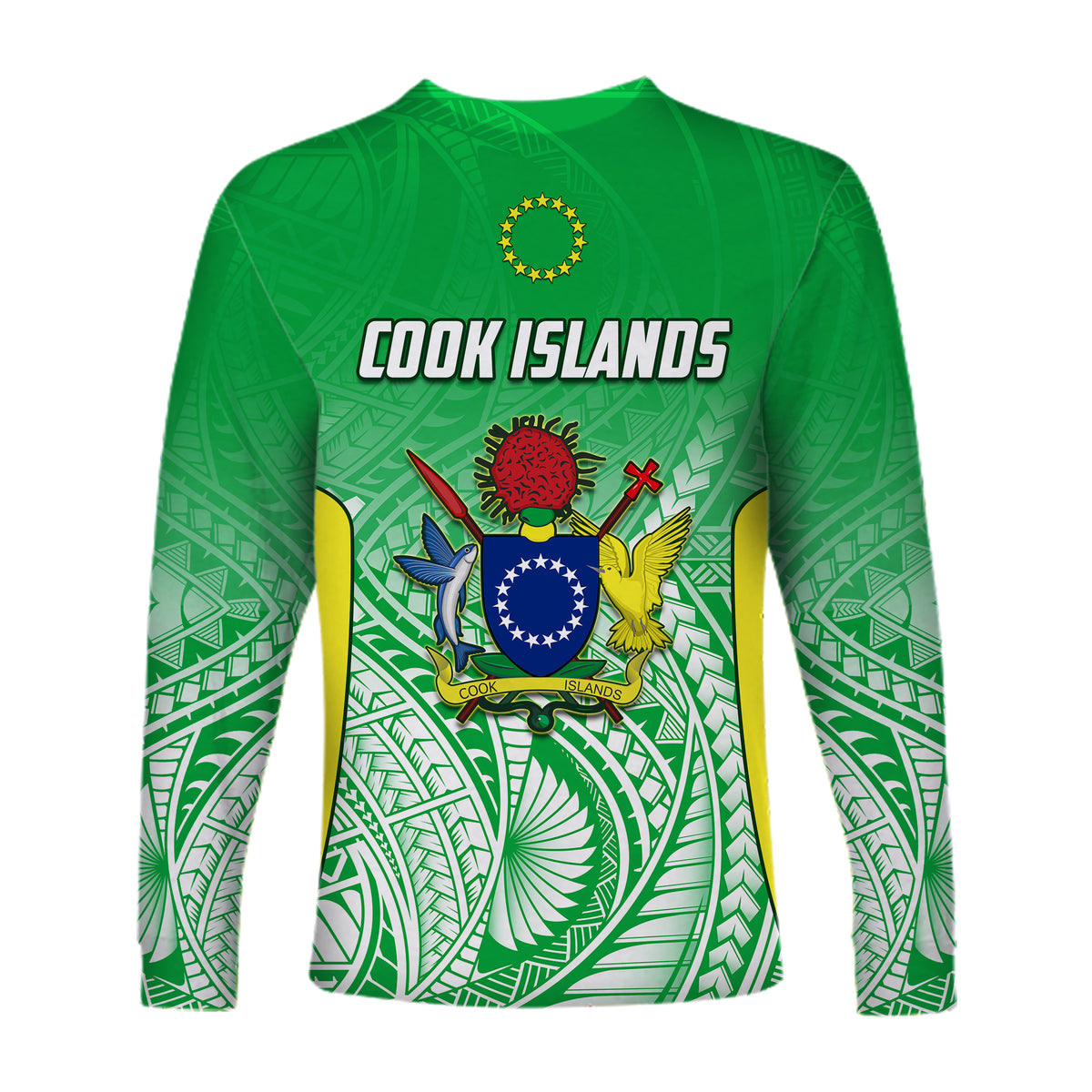 Cook Islands Long Sleeve Shirt Pattern Be Unique LT13 - Polynesian Pride