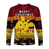 Papua New Guinea Christmas Long Sleeve Shirt Raggiana Loved LT13 - Polynesian Pride