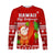 (Custom Personalised) Mele Kalikimaka Long Sleeve Shirt Santa Claus Hawaii Christmas LT13 - Polynesian Pride