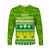 Hawaii Christmas Long Sleeve Shirt Polynesian Mele Kalikimaka Santa Claus LT13 Unisex Green - Polynesian Pride