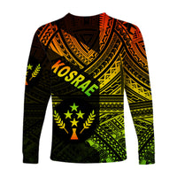 FSM Kosrae Long Sleeve Shirts Original Style - Reggae LT8 - Polynesian Pride
