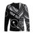 (Custom Personalised) FSM Chuuk Long Sleeve Shirts Original Style - Black LT8 - Polynesian Pride