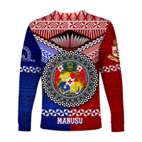 (MANUSU) Kolisi Tonga College Atele And Tupou College Toloa Long Sleeve Shirt Together LT8 - Polynesian Pride