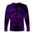 (Custom Personalised) Virgo Zodiac Polynesian Long Sleeve Shirt Unique Style - Purple LT8 - Polynesian Pride