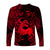 (Custom Personalised) Sagittarius Zodiac Polynesian Long Sleeve Shirt Unique Style - Red LT8 - Polynesian Pride