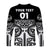 (Custom Personalised) Marquesas Islands Long Sleeve Shirt Marquesan Tattoo Special Style - Black LT8 - Polynesian Pride