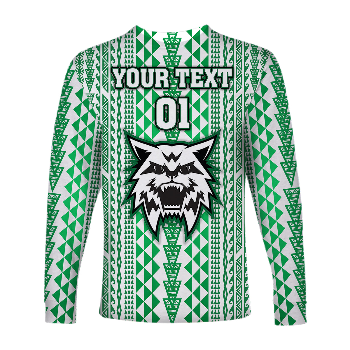 (Custom Personalised) Hawaii Konawaena Wildcats School Long Sleeve Shirt Simple Style LT8 - Polynesian Pride