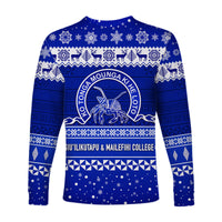 Siu'ilikutapu & Mailefihi College Christmas Long Sleeve Shirt Simple Style LT8 - Polynesian Pride